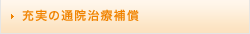 充実の通院治療補償