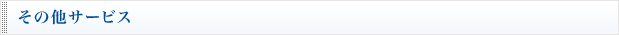 その他サービス