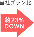 当社プラン比 23%DOWN